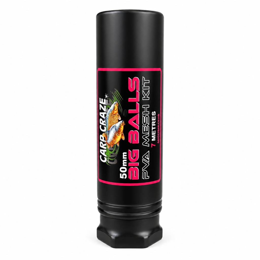 Carp Craze Big Balls PVA Mesh System 50mm Complete Anti Ladder PVA Kit