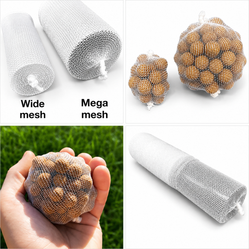 Carp Craze 50mm Big Balls PVA Mesh System 5m Anti Ladder Fast Melt PVA