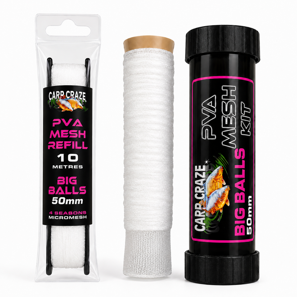 Carp Craze PVA Mesh System Kit 35mm Wide Complete Anti Ladder PVA System