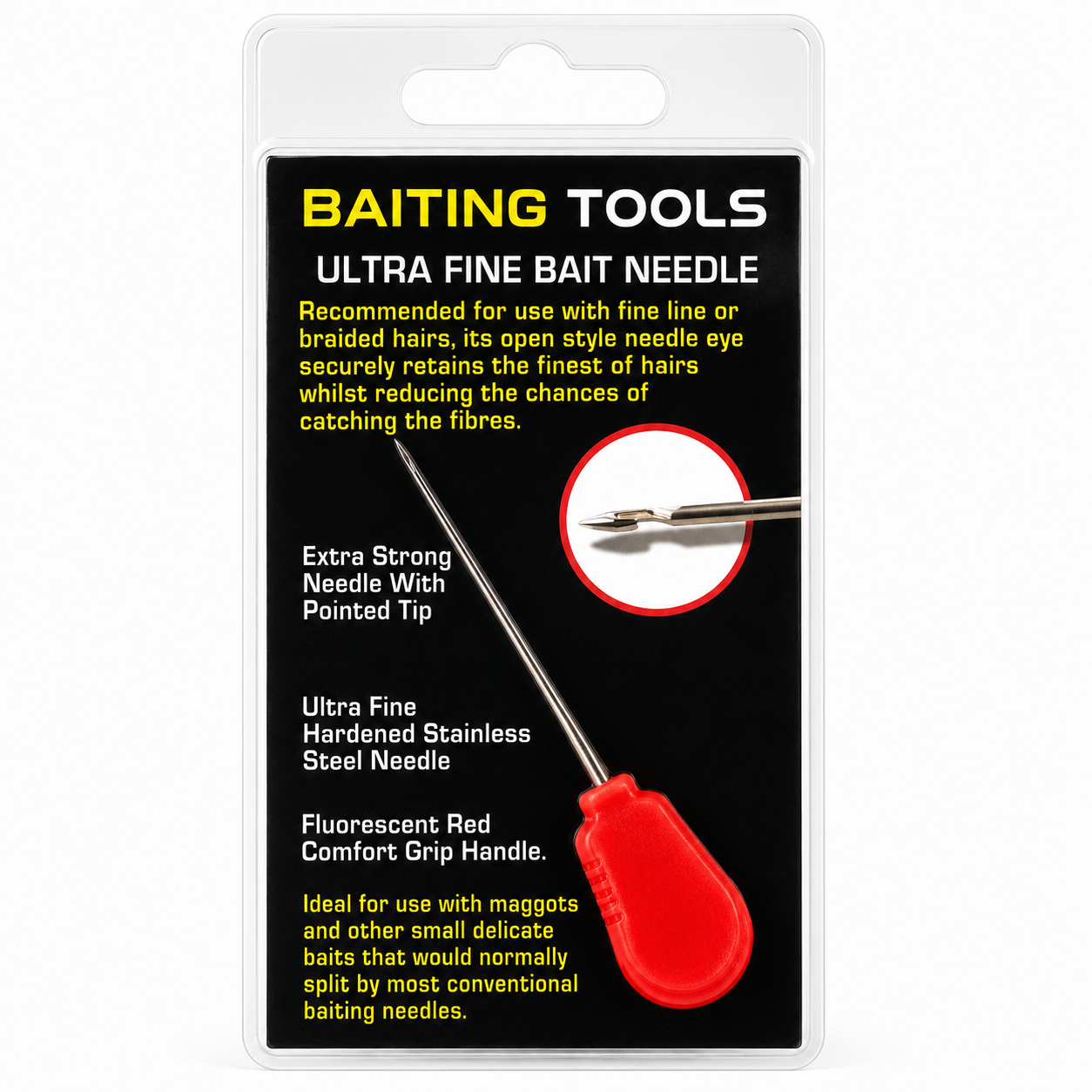 Carp Craze Ultra Fine Baiting Needle Maggot Needle Delicate Bait Tool
