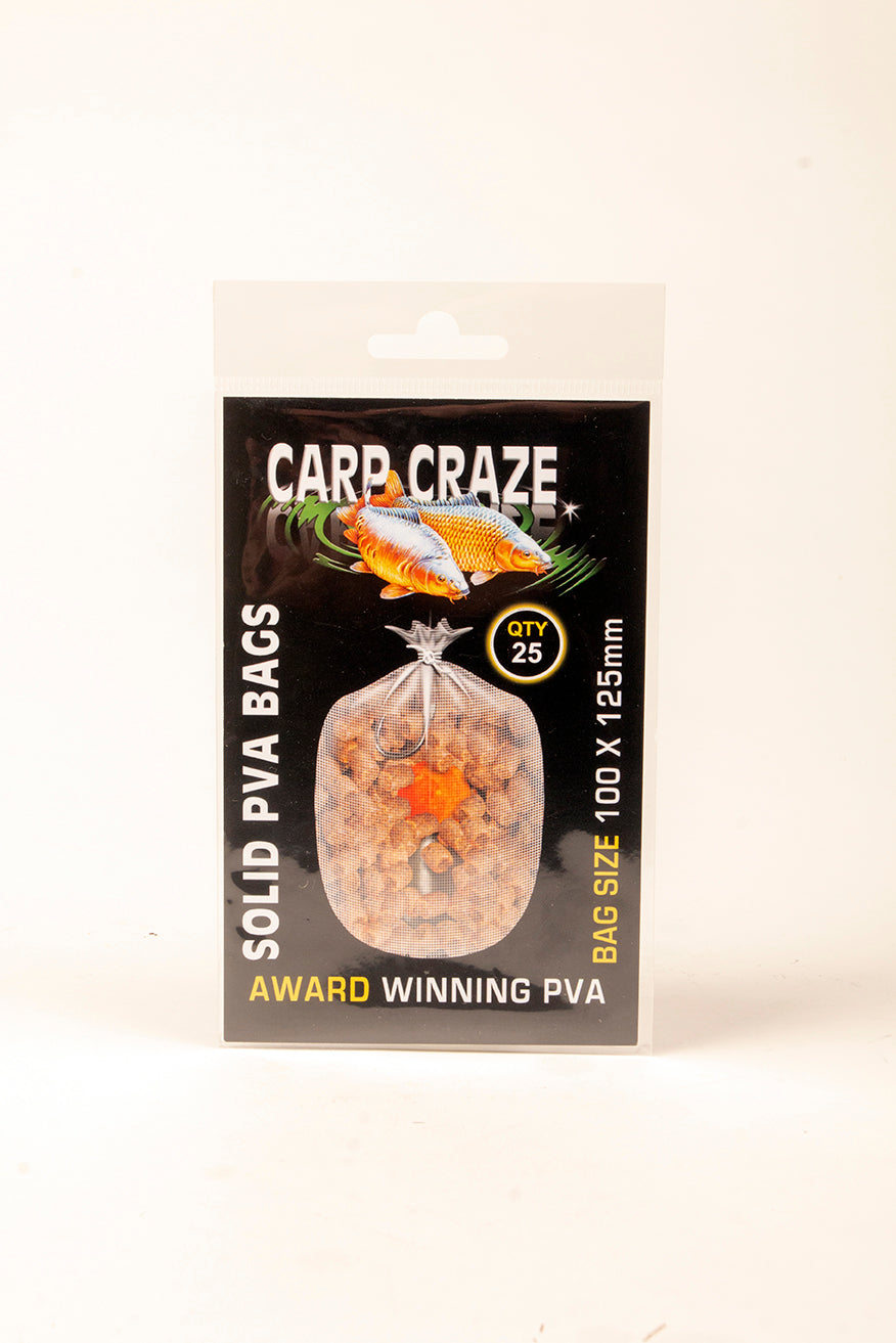 Carp Craze Pva Solid Film Bags 50 Pack